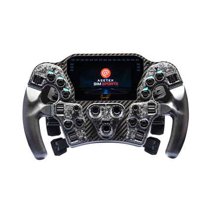 Asetek Invicta Formula Wheel - Open D - Black