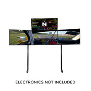 Next level Racing Elite Free Standing Quad Monitor Stand- Black Edition