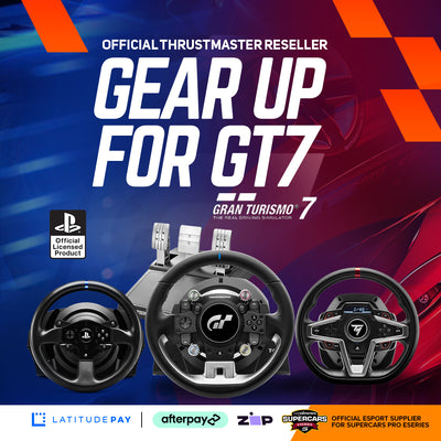 Gear up for Gran Turismo 7! Get your compatible Thrustmaster