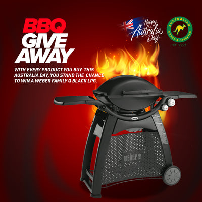 Buy any of Pagnain Product for your chance to win BBQ Weber Family Q Black LPG.