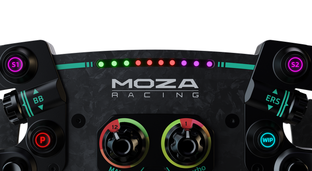 Moza GS V2P Steering Wheel - Microfiber Leather version
