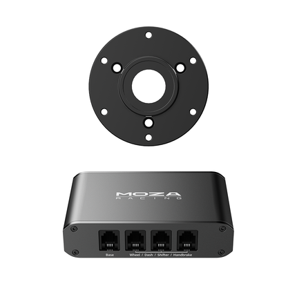 Moza Universal Hub and Third Party Wheel Base Mount Adapter Bundle
