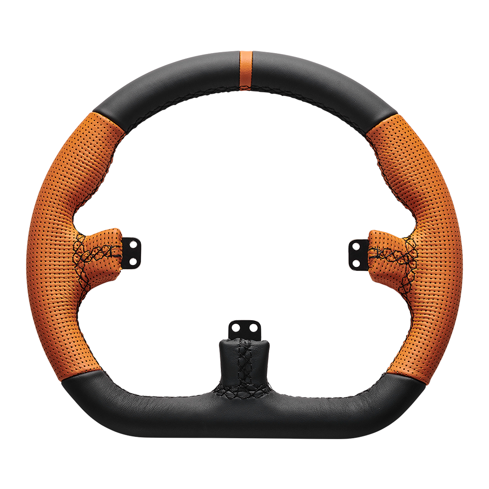 Asetek Closed D Orange Leather - Pagnian Advanced Simulation