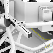 Fanatec Trinity Arm Expansion Set (Expand Apoc To Triple Screen Monitor Stand) White