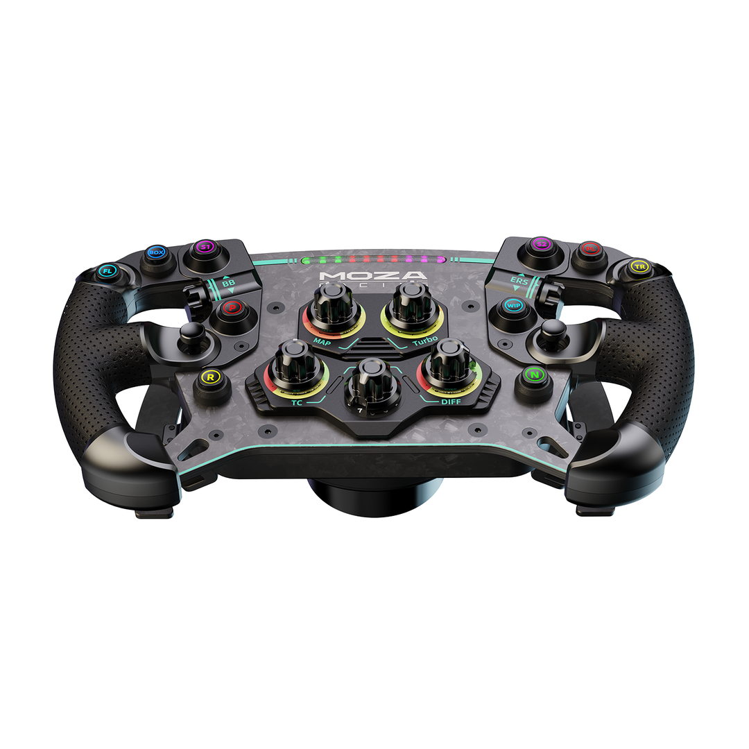 Moza GS V2P Steering Wheel - Microfiber Leather version