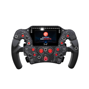 Asetek Invicta Formula Wheel - Open D - Red - Pagnian Advanced Simulation