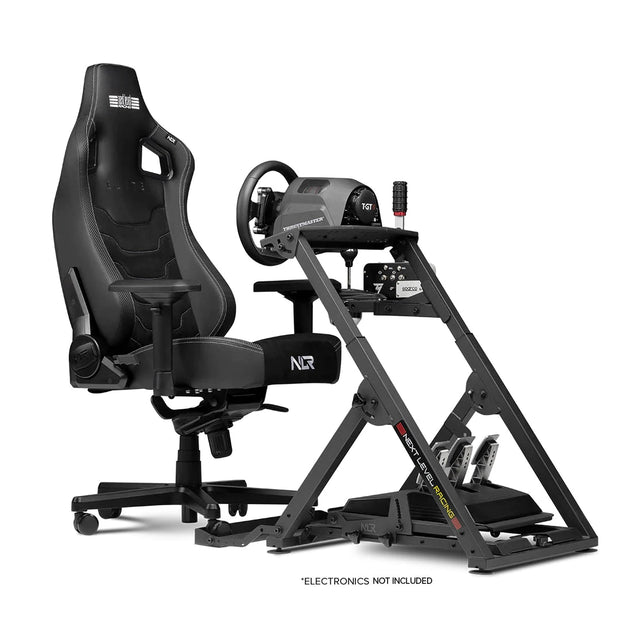 Next Level Racing Elite Gaming Chair Leather & Suede Edition + Wheel Stand 2.0