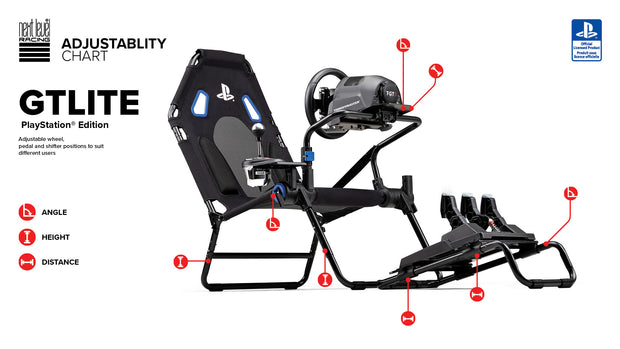 Next Level Racing GTLite Cockpit PlayStation Edition