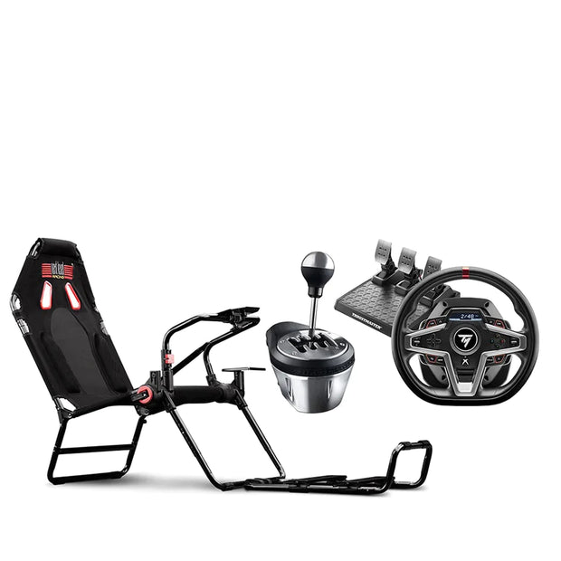 Next Level Racing GTLite Simulator Cockpit + Thrustmaster T248 for Xbox + TH8A Shifter