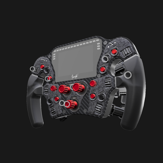 Asetek Invicta Formula Wheel - Open D - Red