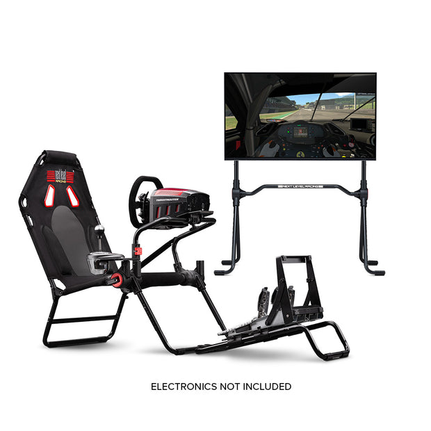 Next Level Racing GTLite Simulator Cockpit + Lite Monitor Stand