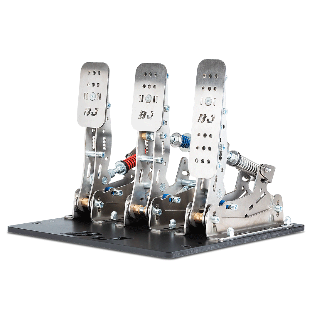 sim racing load cell pedals B.J. Sim Racing Steel Series GT Pedals 200kg Load Cell