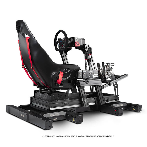 F-GT Elite Formula & GT Racing Simulator Cockpit- Side and Front Mount Edition