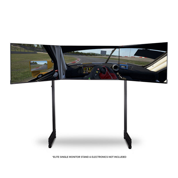 Next Level Racing Elite Freestanding Triple Monitor Stand Add On Carbon Grey