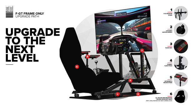 Next Level Racing F-GT Frame Only Sim Racing Cockpit