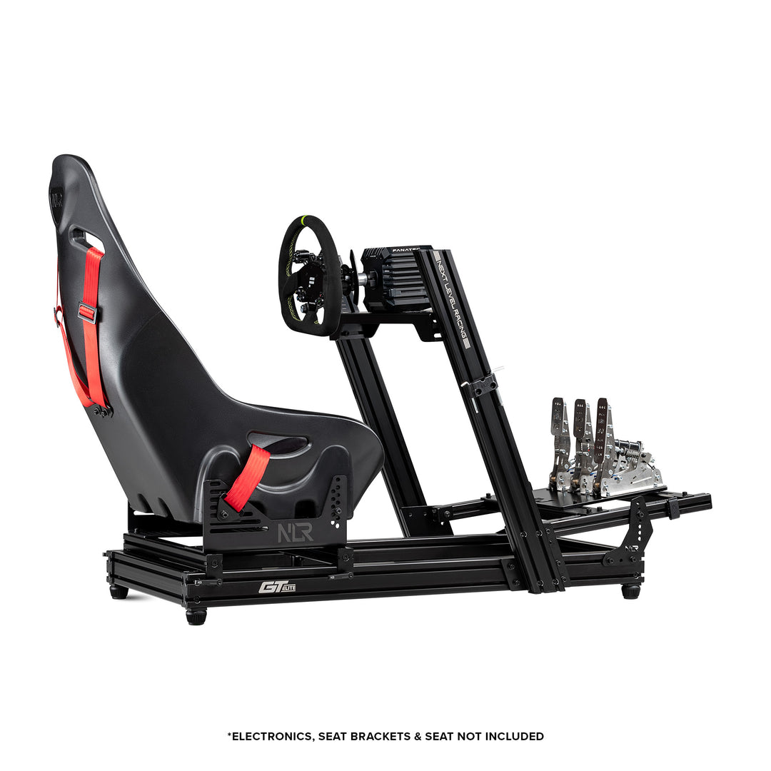 next level racing pedal plate Next Level Racing GT Elite Lite Wheel Plate Edition: The Ultimate Racing Cockpit