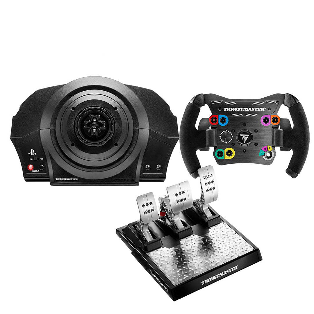 Thrustmaster T300 Servo Base + T-LCM Load Cell Pedals + TM Open Wheel –  Pagnian Advanced Simulation