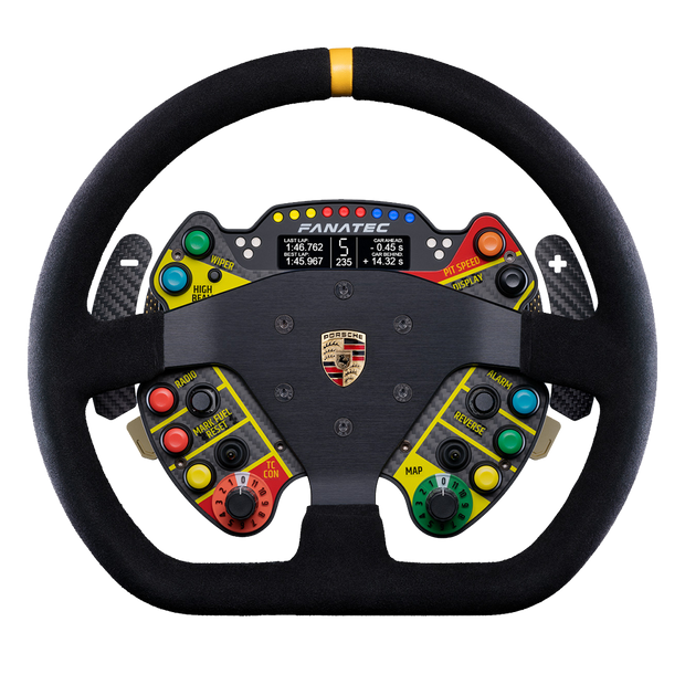 Fanatec Podium Steering Wheel Porsche 911 GT3 R Suede - Pagnian Advanced Simulation
