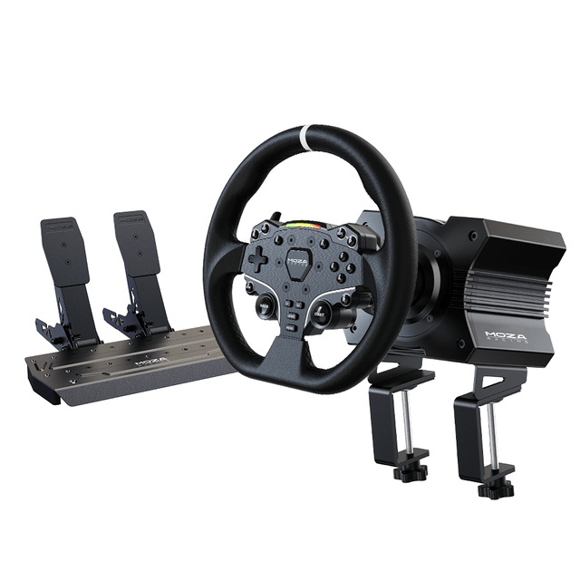 MOZA Racing R5 Direct Drive Base & Pedal Bundle - Pagnian Advanced Simulation