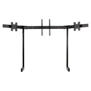 Elite Free Standing Complete Triple Monitor Stand - Black Edition