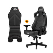 Next Level Racing HF8 Haptic Feedback Gaming Pad + Next Level Racing Elite Leather Gaming Chair