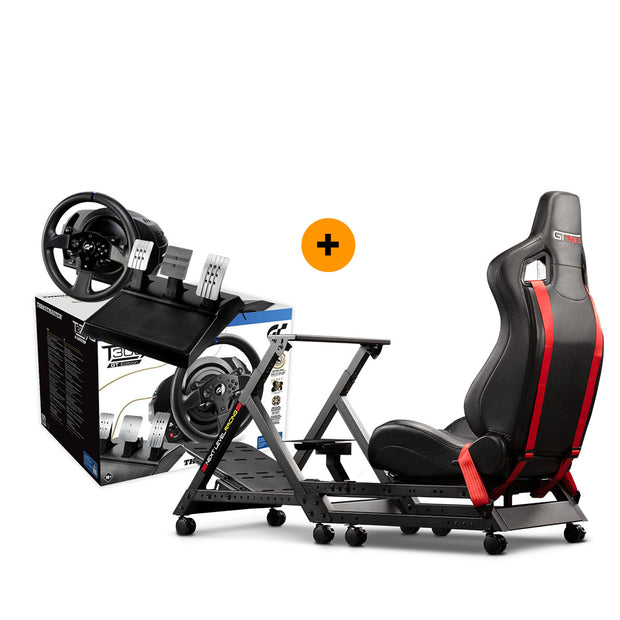Next Level Racing GTtrack + Thrustmaster T300 RS GT Edition