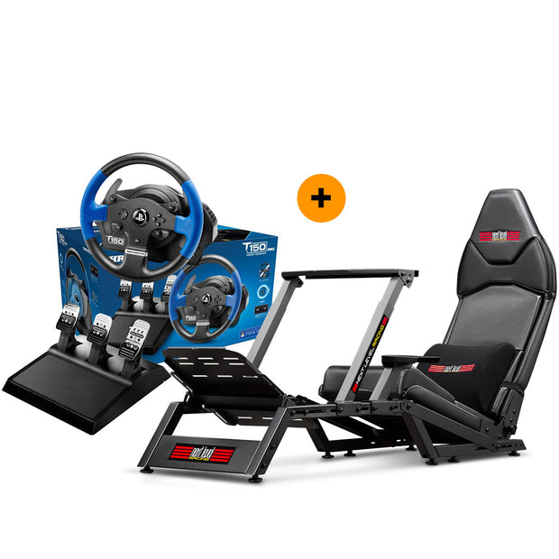 Next Level Racing F-GT Formula & GT Simulator Cockpit + Thrustmaster T150 Pro