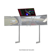 Elite Free Standing Monitor Stand Quad Add-on - Black Edition