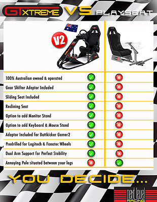 NL Racing GTxtreme Cockpit - simulator gaming chair for GT5-G25-G27-Xbox 360 - Pagnian Advanced Simulation